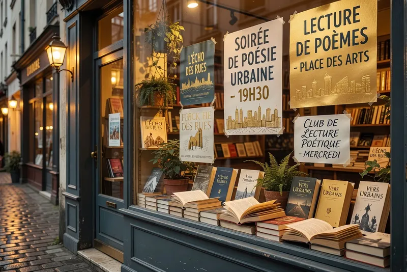 Lecture de poésie et rencontre d'auteur en librairie